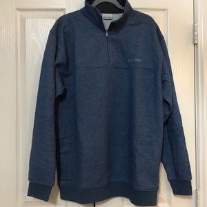 Men’s Columbia 1/2 zip fleece pullover - XL